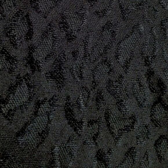 Vintage Free People Leopard Jaqard Black Fit & Flare Mini Skirt US M/L - Picture 4 of 7